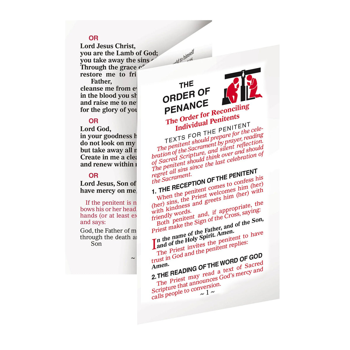 Order of Penance Tri-fold for the Penitents - Default Title image 1