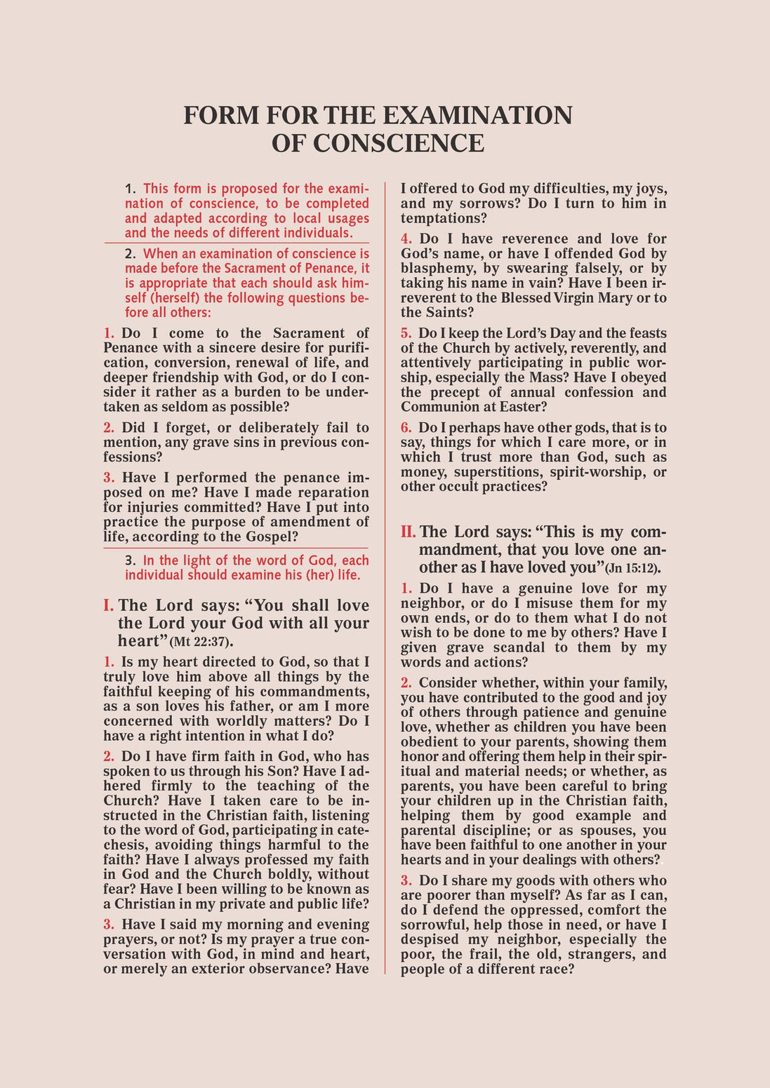 Examination of Conscience Card - Default Title image 1