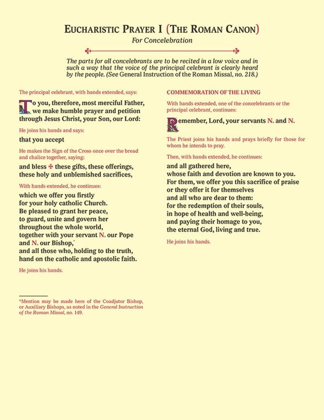 Eucharistic Prayer Cards - Default Title image 1