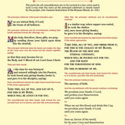 Eucharistic Prayer Cards - Default Title image 2