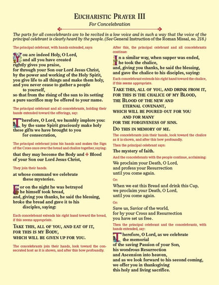 Eucharistic Prayer Cards - Default Title image 3