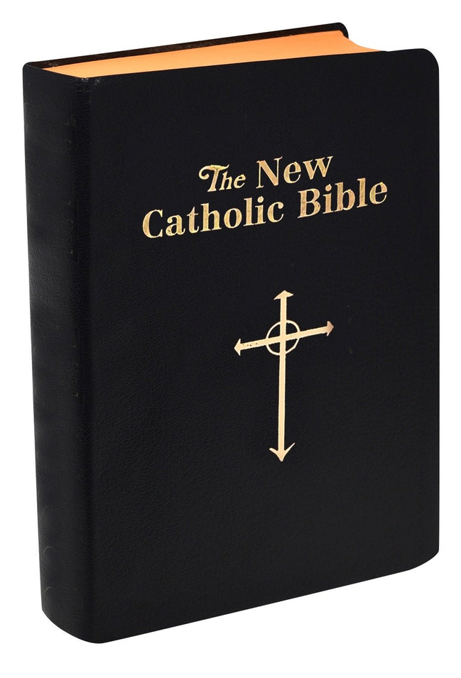 St. Joseph New Catholic Bible - Compact Size - Imitation Leather - Black image 1