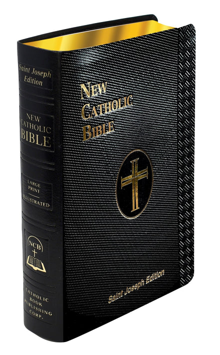 St. Joseph New Catholic Bible - Compact Size - Dura-Lux - Black image 1