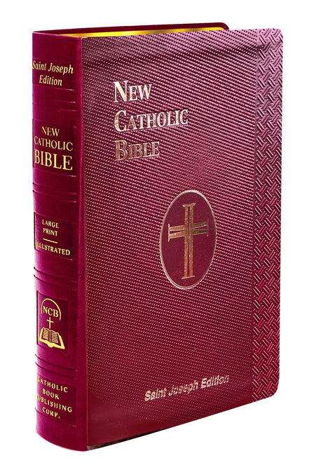 St. Joseph New Catholic Bible - Compact Size - Dura-Lux - Burgundy image 1