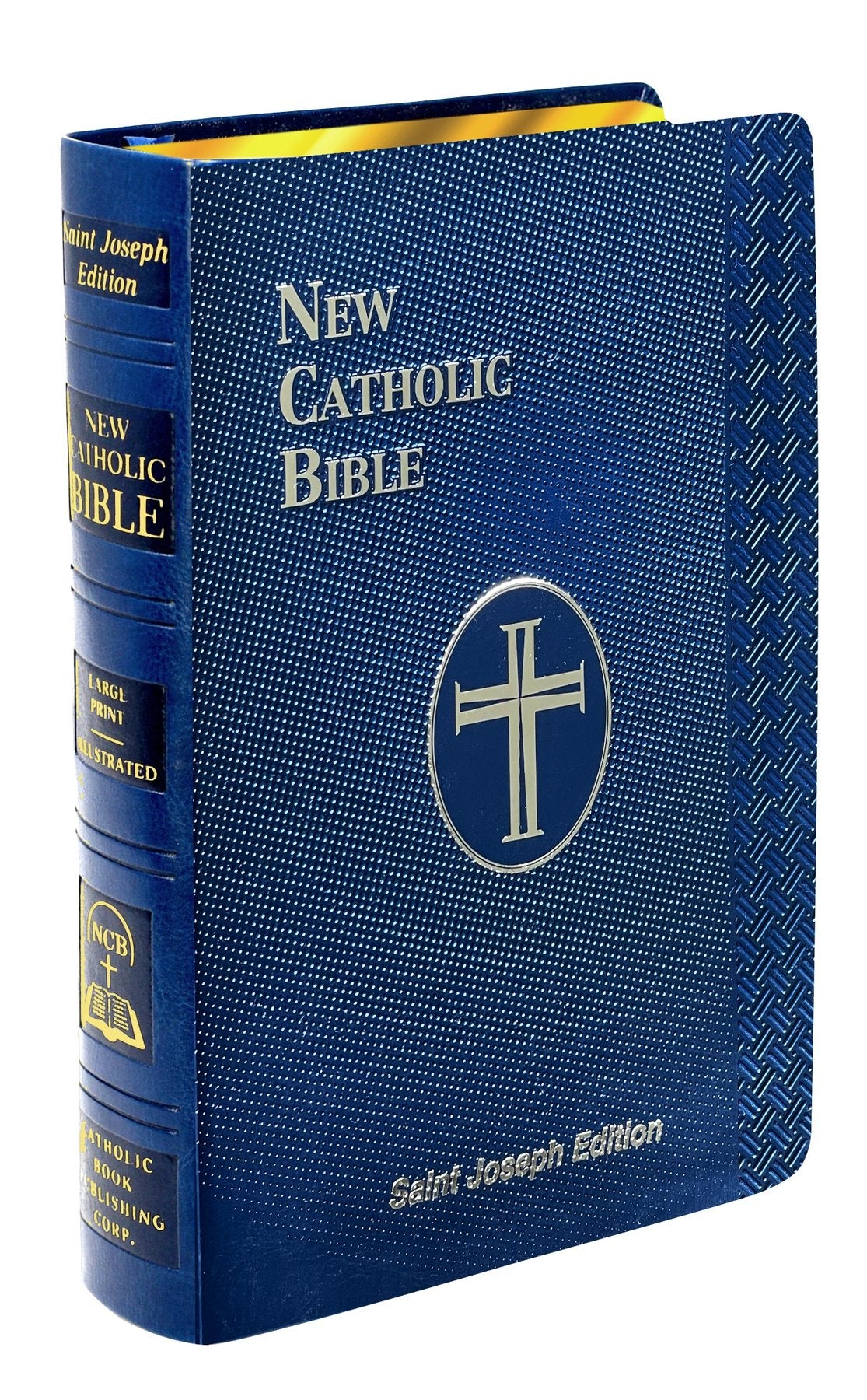 St. Joseph New Catholic Bible - Compact Size - Dura-Lux - Blue image 1