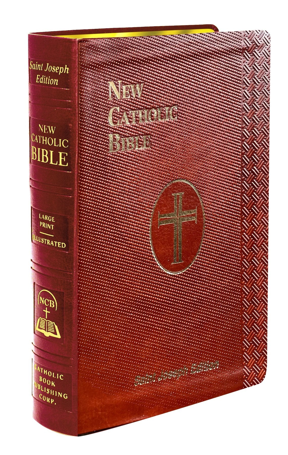 St. Joseph New Catholic Bible - Compact Size - Dura-Lux - Brown image 1