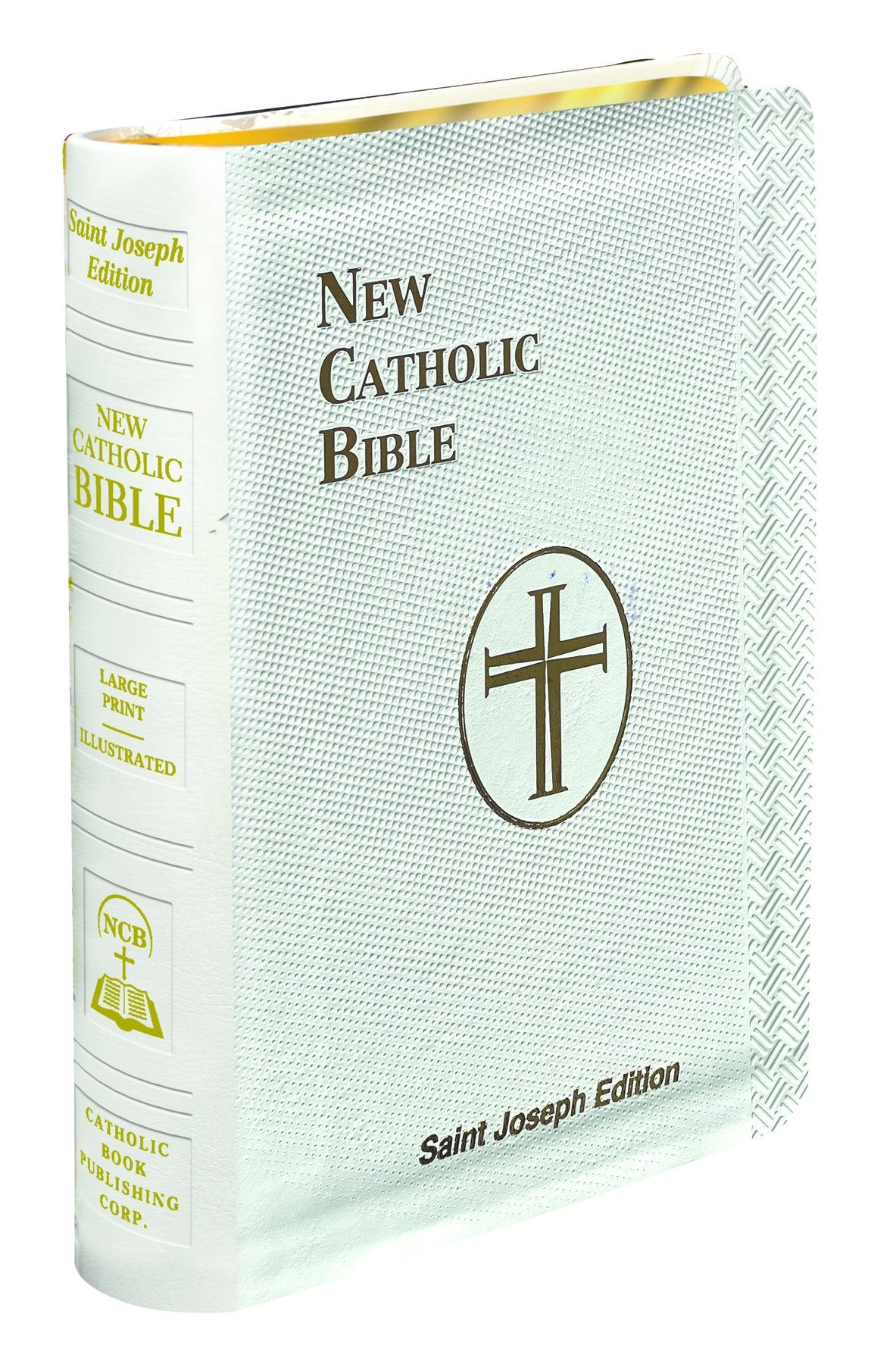 St. Joseph New Catholic Bible - Compact Size - Dura-Lux - White image 1