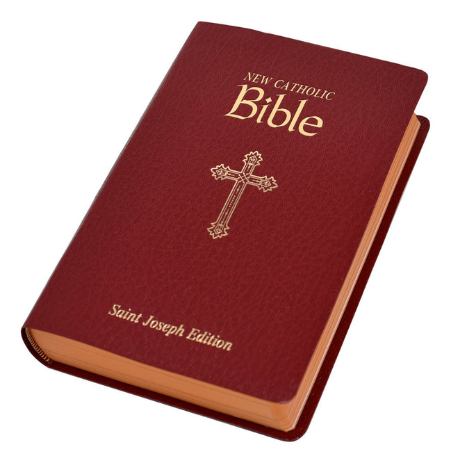 St. Joseph New Catholic Bible (Gift Edition-Personal Size) - Simulated Leather - Burgundy image 1