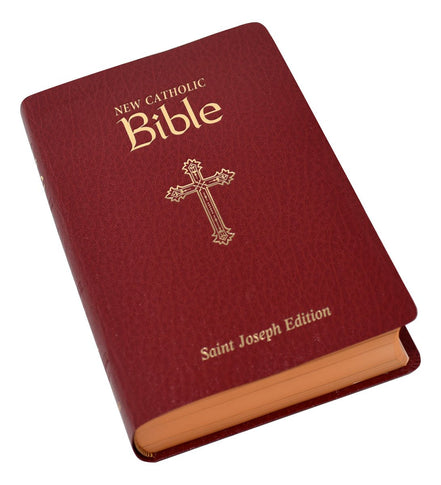 St. Joseph New Catholic Bible (Gift Edition-Personal Size) - Simulated Leather - Burgundy image 2