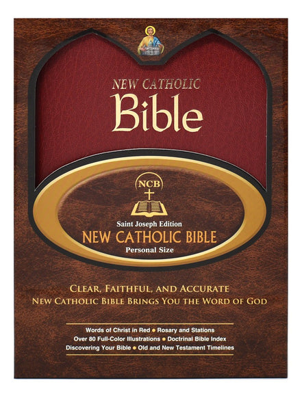 St. Joseph New Catholic Bible (Gift Edition-Personal Size) - Simulated Leather - Burgundy image 6