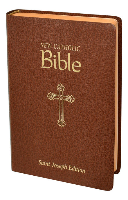 St. Joseph New Catholic Bible (Gift Edition-Personal Size) - Simulated Leather - Brown image 3