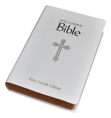 St. Joseph New Catholic Bible (Gift Edition-Personal Size) - Simulated Leather - White image 1