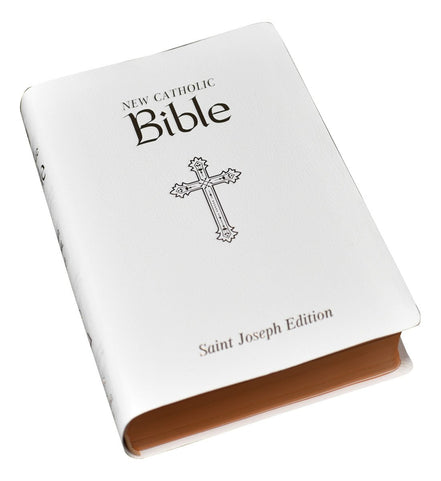 St. Joseph New Catholic Bible (Gift Edition-Personal Size) - Simulated Leather - White image 2