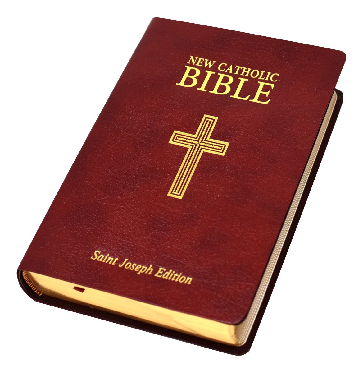 St. Joseph New Catholic Bible (Gift Edition-Personal Size) - Bonded Leather - Burgundy image 1