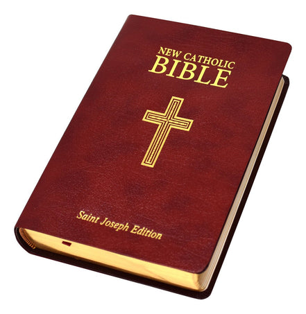 St. Joseph New Catholic Bible (Gift Edition-Personal Size) - Bonded Leather - Burgundy image 1