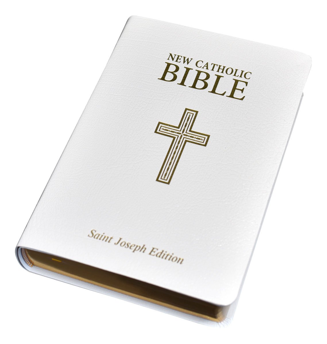 St. Joseph New Catholic Bible (Gift Edition-Personal Size) - Bonded Leather - White image 1