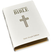 St. Joseph New Catholic Bible (Gift Edition-Personal Size) - Bonded Leather - White image 2