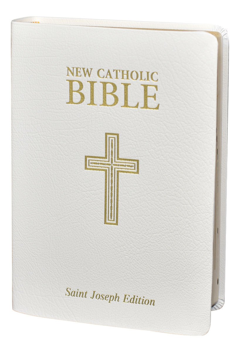 St. Joseph New Catholic Bible (Gift Edition-Personal Size) - Bonded Leather - White image 3