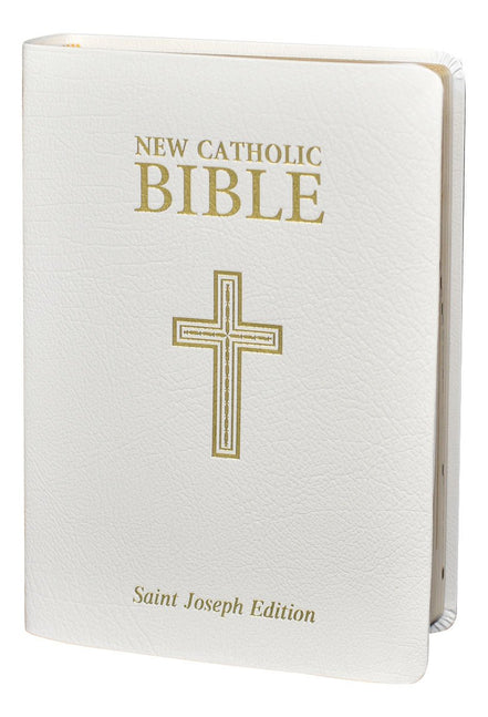 St. Joseph New Catholic Bible (Gift Edition-Personal Size) - Bonded Leather - White image 3
