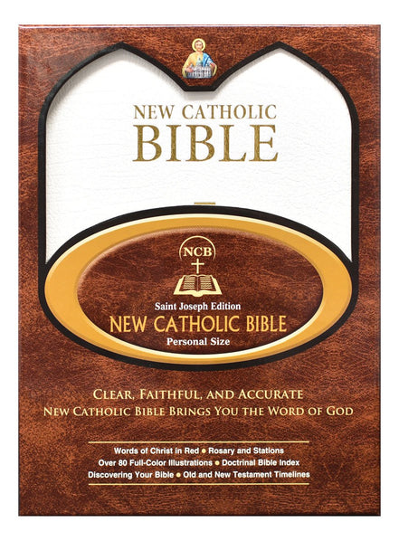 St. Joseph New Catholic Bible (Gift Edition-Personal Size) - Bonded Leather - White image 6