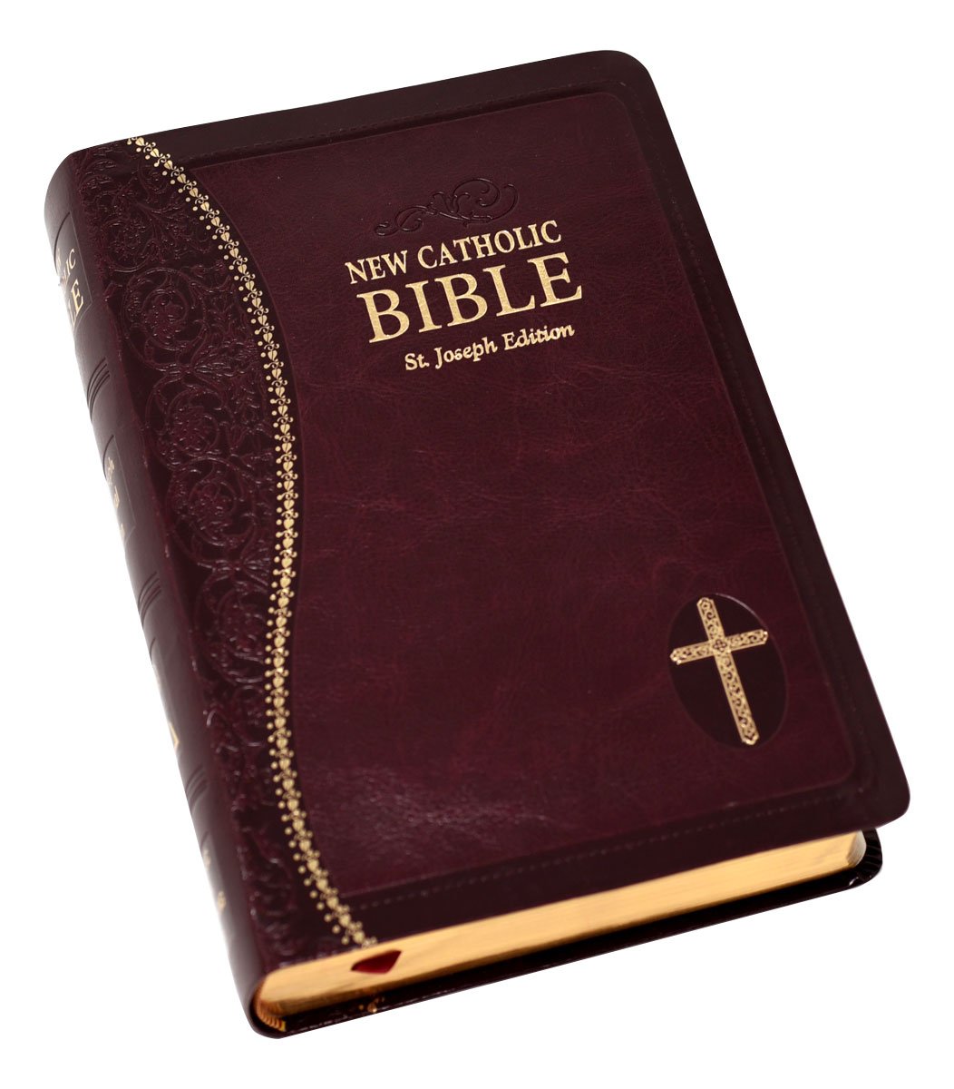 St. Joseph New Catholic Bible (Gift Edition-Personal Size) - Dura-Lux - Burgundy image 2