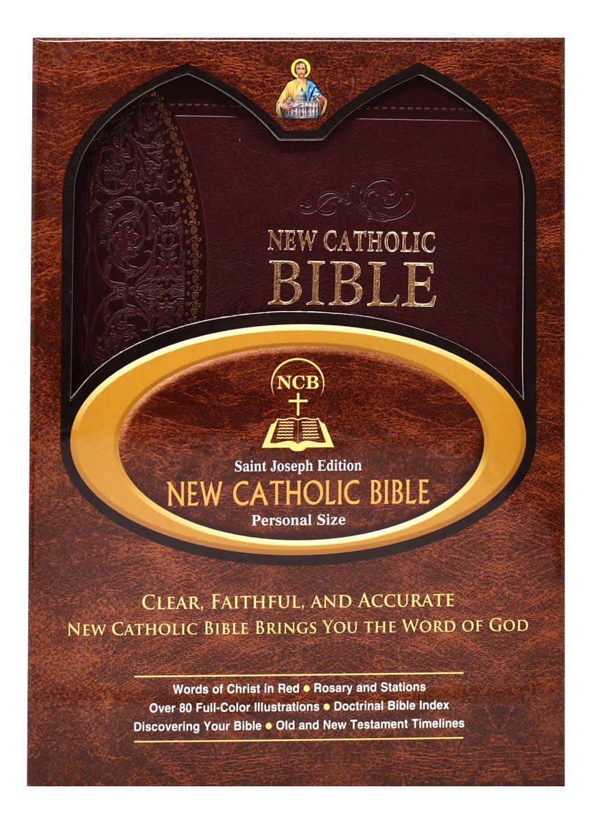 St. Joseph New Catholic Bible (Gift Edition-Personal Size) - Dura-Lux - Burgundy image 6