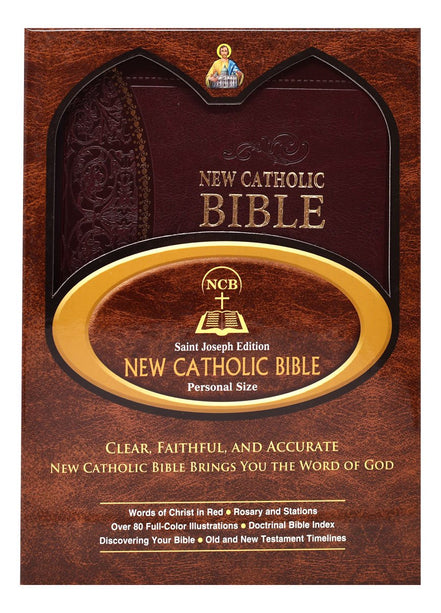 St. Joseph New Catholic Bible (Gift Edition-Personal Size) - Dura-Lux - Burgundy image 6