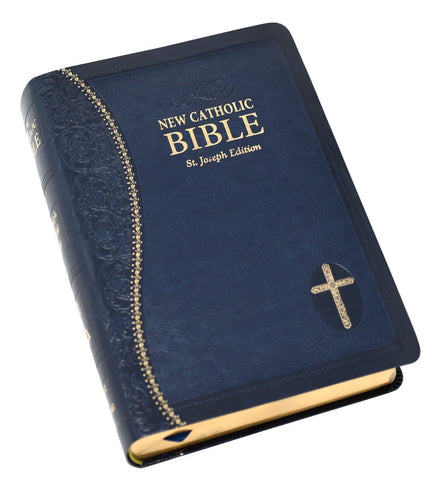 St. Joseph New Catholic Bible (Gift Edition-Personal Size) - Dura-Lux - Blue image 2