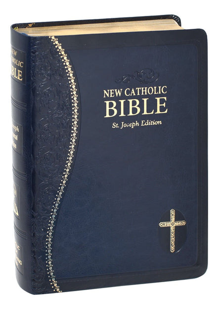 St. Joseph New Catholic Bible (Gift Edition-Personal Size) - Dura-Lux - Blue image 4