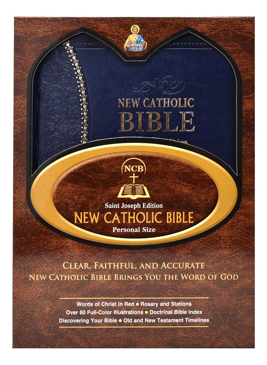 St. Joseph New Catholic Bible (Gift Edition-Personal Size) - Dura-Lux - Blue image 6