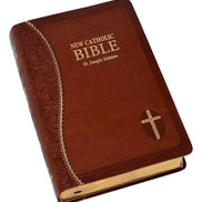 St. Joseph New Catholic Bible (Gift Edition-Personal Size) - Dura-Lux - Brown image 2