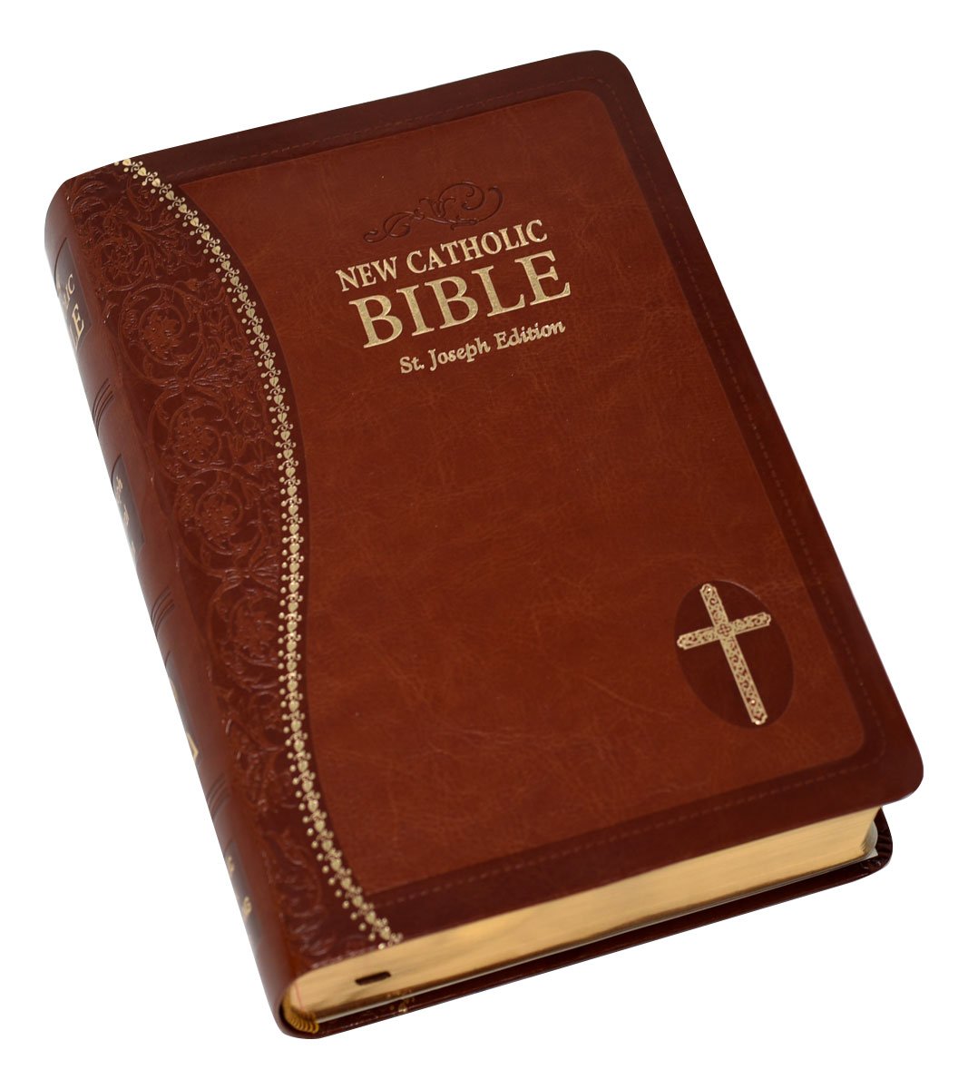 St. Joseph New Catholic Bible (Gift Edition-Personal Size) - Dura-Lux - Brown image 2