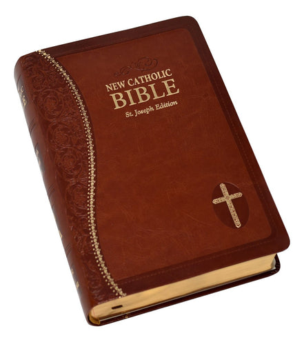 St. Joseph New Catholic Bible (Gift Edition-Personal Size) - Dura-Lux - Brown image 2