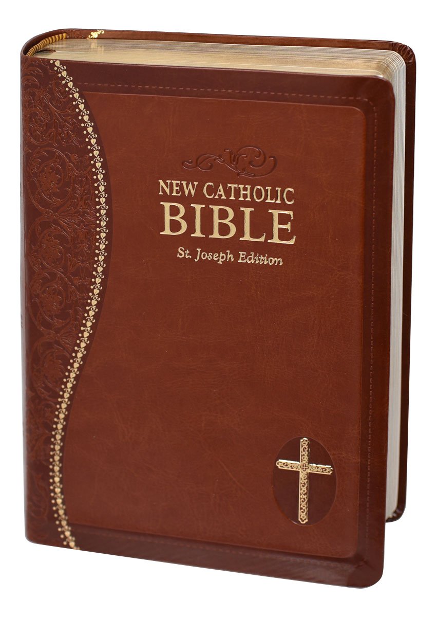 St. Joseph New Catholic Bible (Gift Edition-Personal Size) - Dura-Lux - Brown image 3