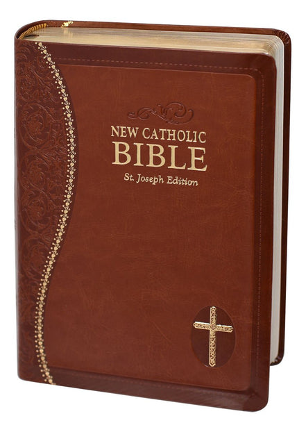 St. Joseph New Catholic Bible (Gift Edition-Personal Size) - Dura-Lux - Brown image 3