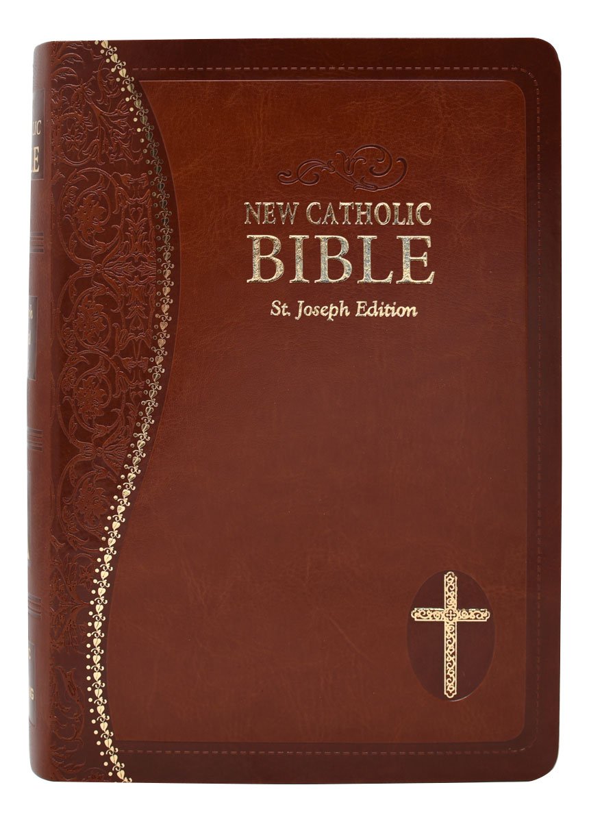 St. Joseph New Catholic Bible (Gift Edition-Personal Size) - Dura-Lux - Brown image 5
