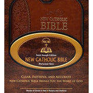 St. Joseph New Catholic Bible (Gift Edition-Personal Size) - Dura-Lux - Brown image 6