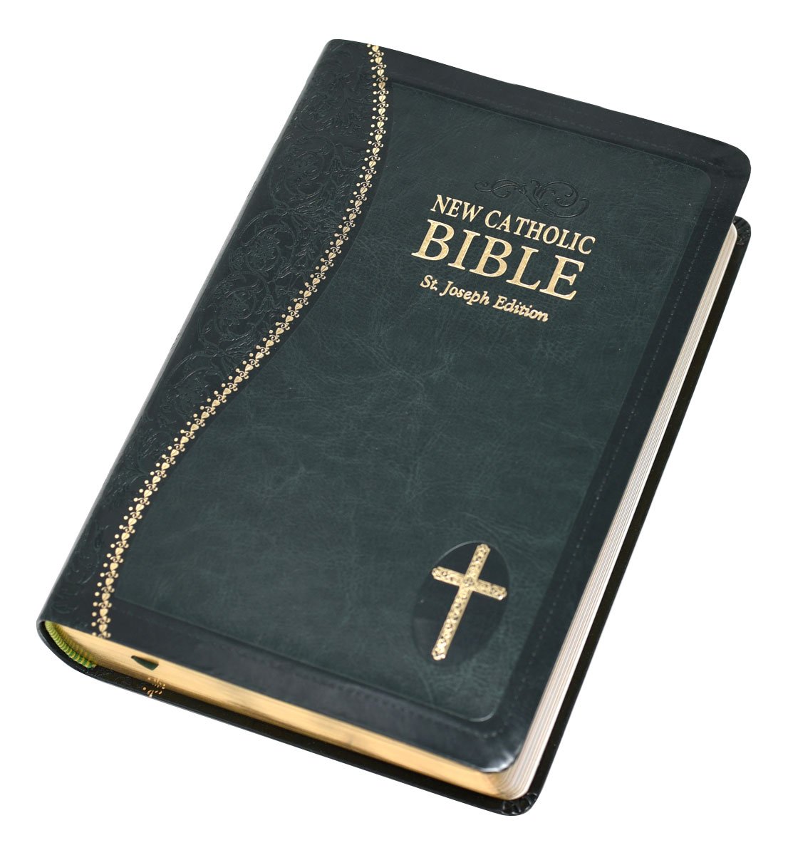 St. Joseph New Catholic Bible (Gift Edition-Personal Size) - Dura-Lux - Green image 1