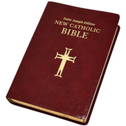 St. Joseph New Catholic Bible (Gift Edition - Large Type) - Bonded Leather - Burgundy image 1