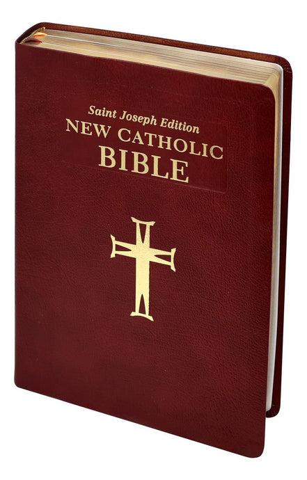 St. Joseph New Catholic Bible (Gift Edition - Large Type) - Bonded Leather - Burgundy image 3