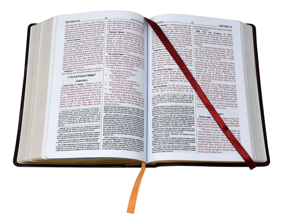 St. Joseph New Catholic Bible (Gift Edition - Large Type) - Dura-Lux - Burgundy image 7