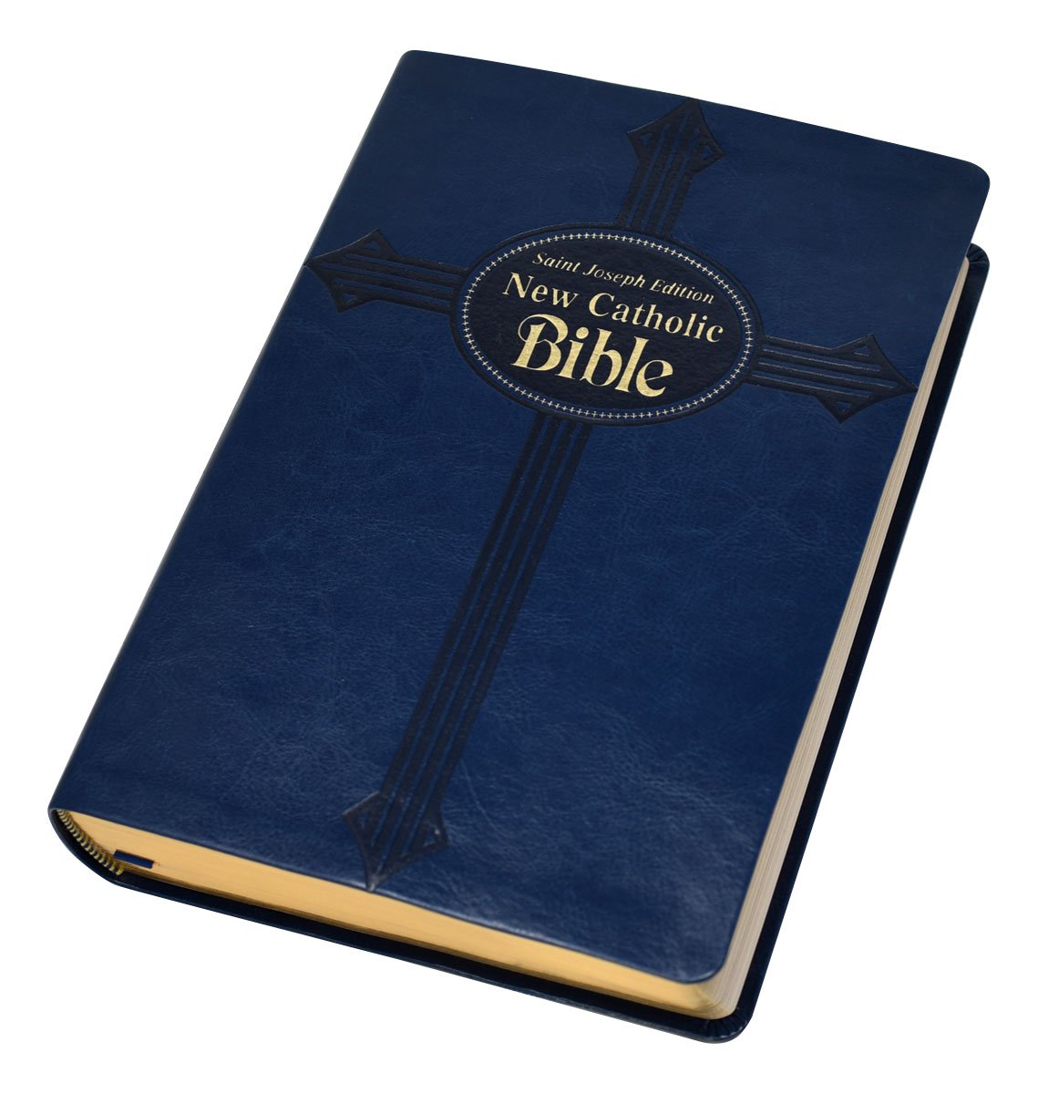 St. Joseph New Catholic Bible (Gift Edition - Large Type) - Dura-Lux - Blue image 1