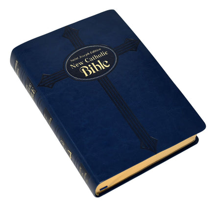 St. Joseph New Catholic Bible (Gift Edition - Large Type) - Dura-Lux - Blue image 2