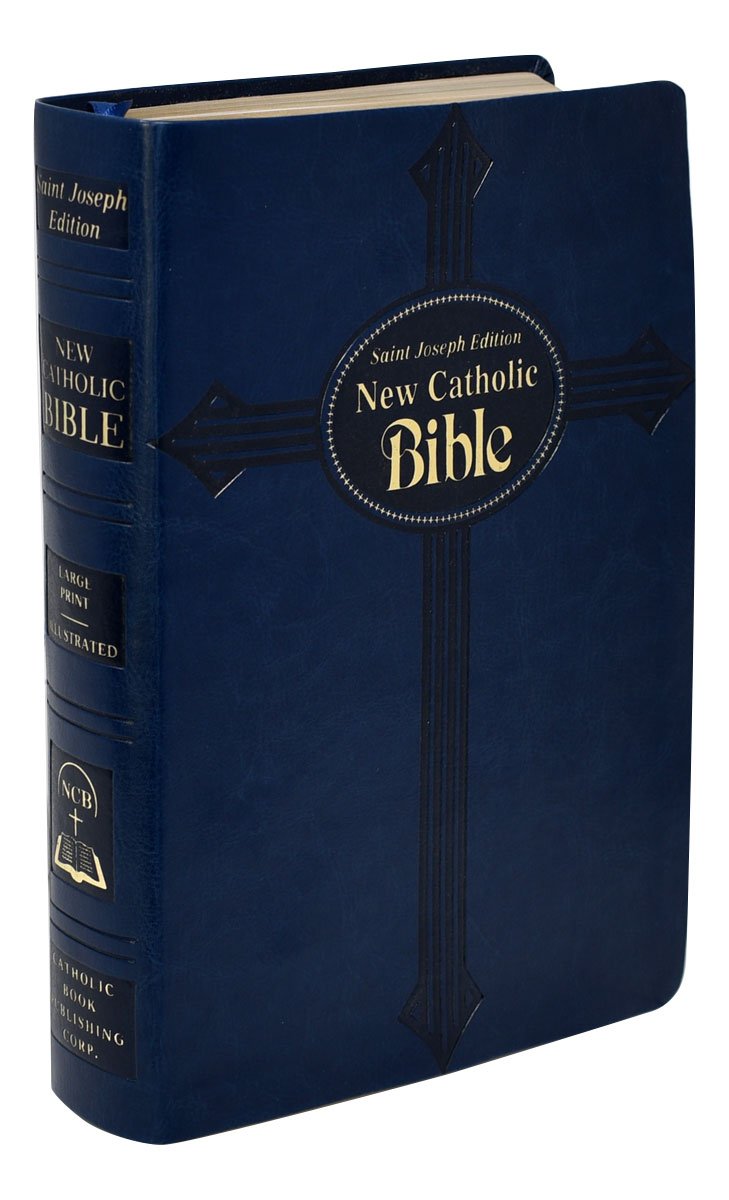 St. Joseph New Catholic Bible (Gift Edition - Large Type) - Dura-Lux - Blue image 4