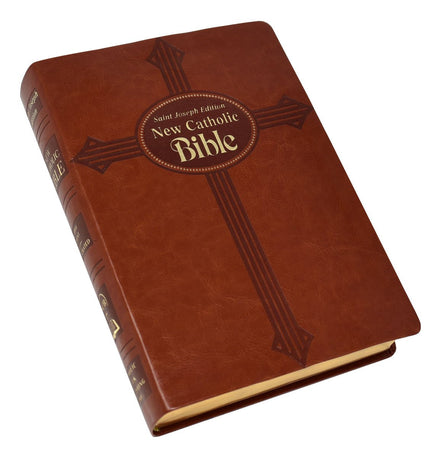 St. Joseph New Catholic Bible (Gift Edition - Large Type) - Dura-Lux - Brown image 2