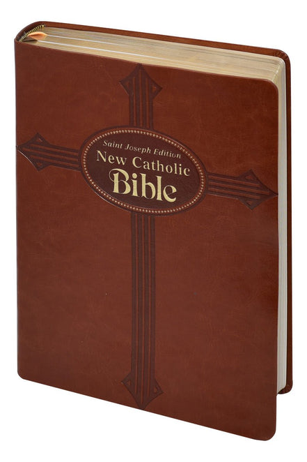 St. Joseph New Catholic Bible (Gift Edition - Large Type) - Dura-Lux - Brown image 3
