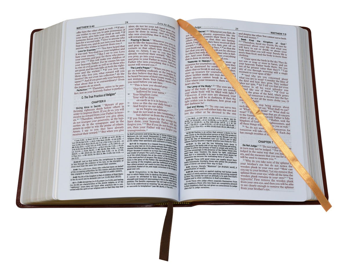 St. Joseph New Catholic Bible (Gift Edition - Large Type) - Dura-Lux - Brown image 7