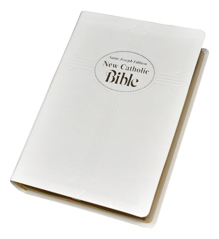 St. Joseph New Catholic Bible (Gift Edition - Large Type) - Dura-Lux - White image 1