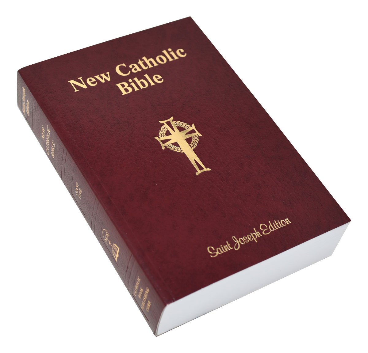 St. Joseph New Catholic Bible (Giant Type) - Flexible - Burgundy image 2