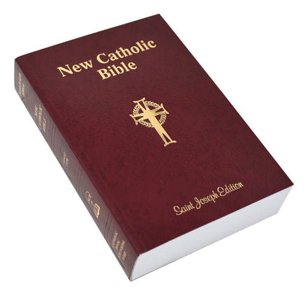 St. Joseph New Catholic Bible (Giant Type) - Flexible - Burgundy image 2
